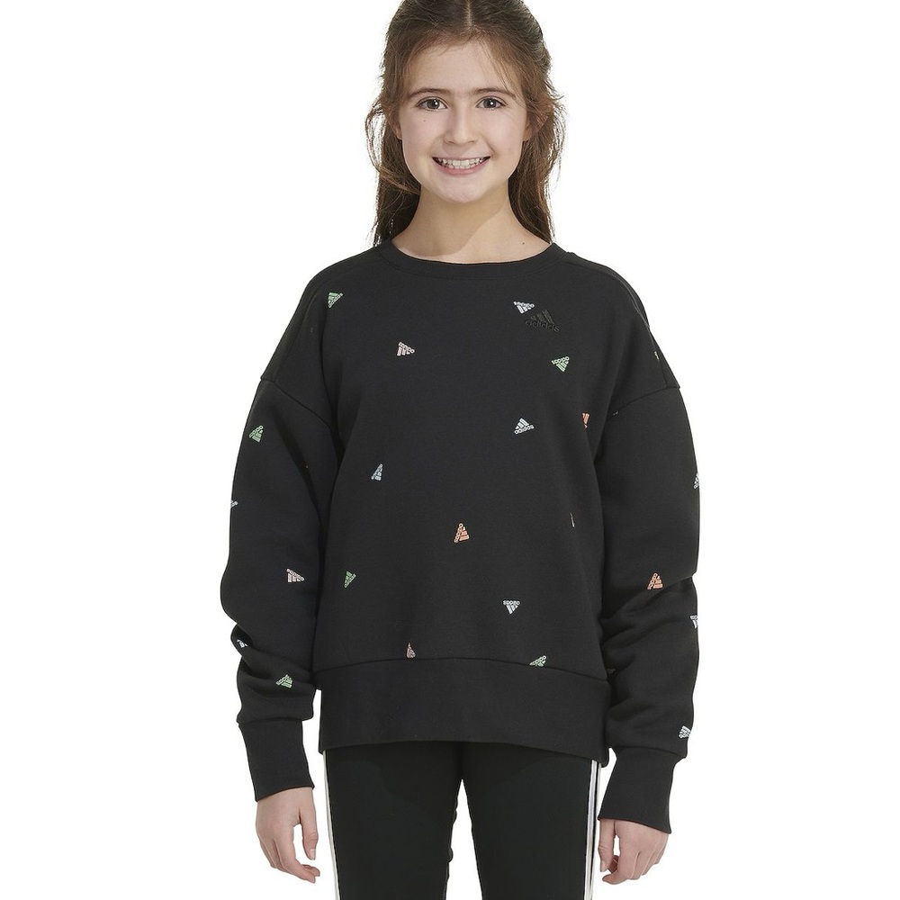 adidas AOP Fleece Crewneck Sweatshirt